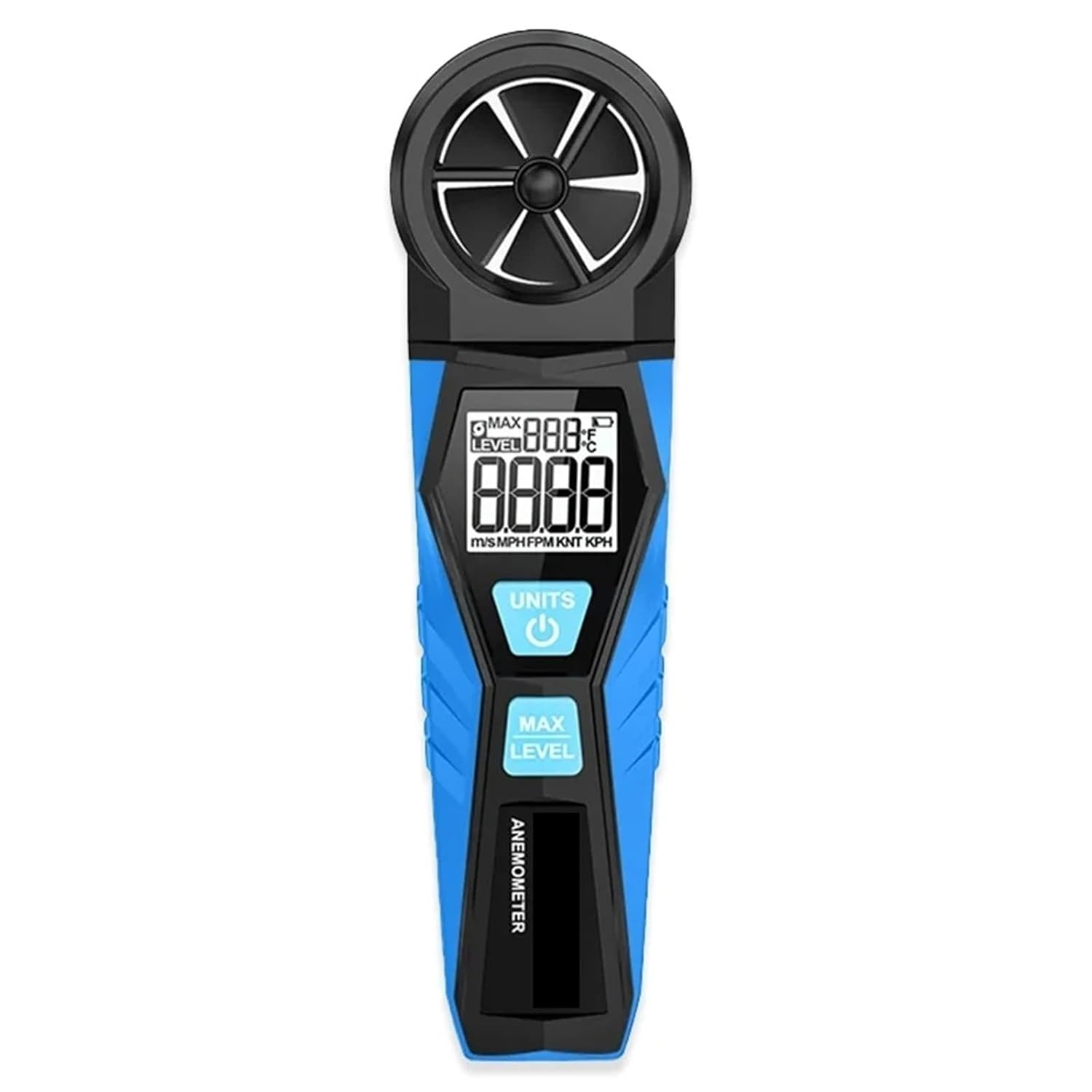 LCD Digital Anemometer Handheld Wind Speed Meter 360 Rotation for Uring Wind Speed, Wind Direction and Temperature image number 1