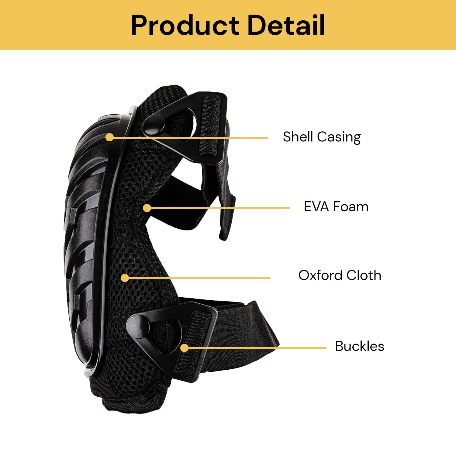 EZONEDEAL Professional Work Knee Pads for Work, Preciva Heavy Duty Gel Cushion and Foam Padding Knee Pads with Anti-Slip Straps and Easy-Fix Clips for Men, Women, Gardening, Flooring image number 3