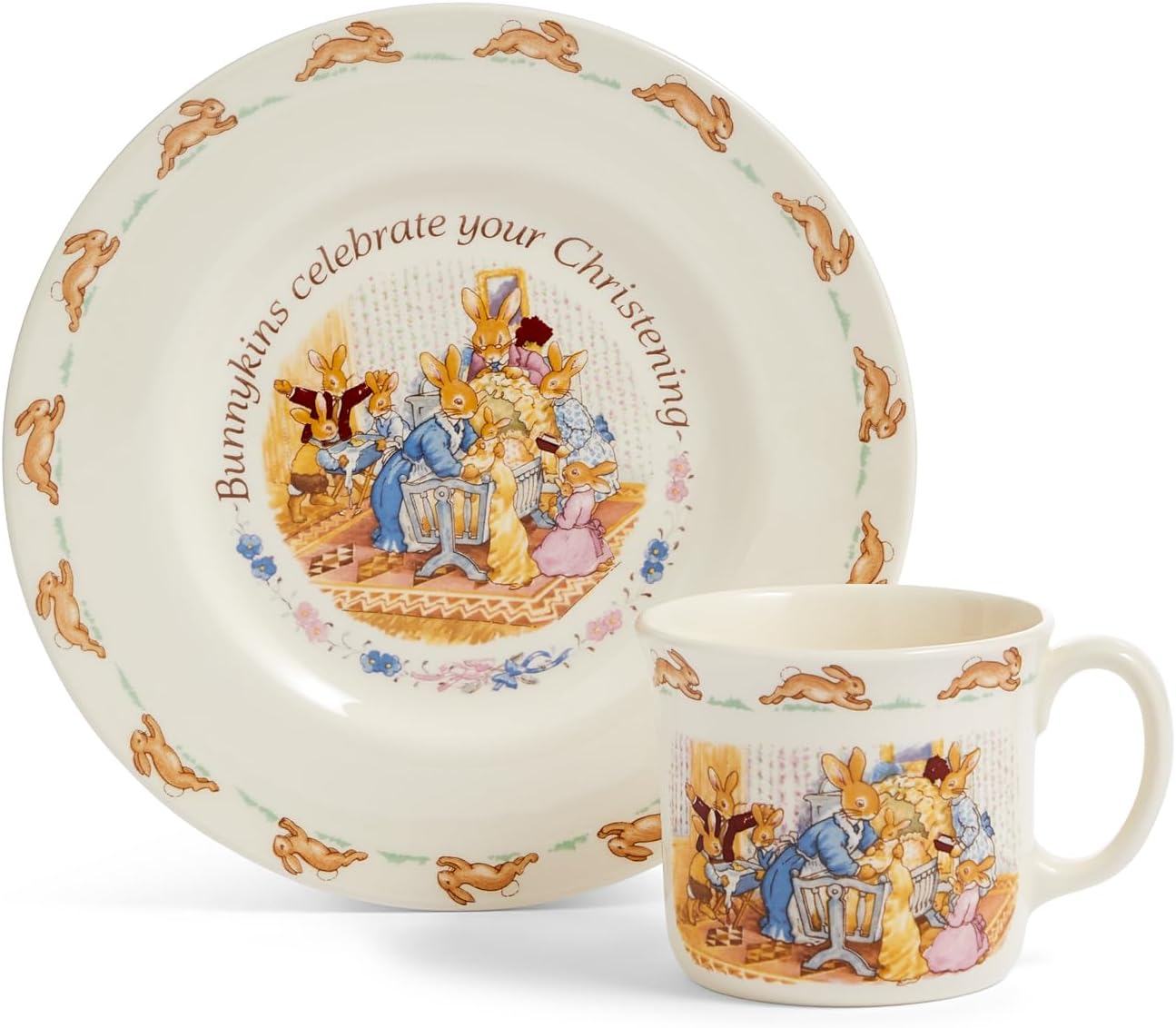 Royal Doulton Bunnykins Christening Plate and Mug Set (2-Pieces) image number 5