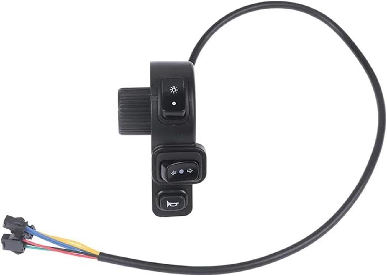 Motorcycle Handlebar Switch 3 in 1 Motorcycle Switch Electric Bike Scooter ATV Quad Light Turn Signal Horn On/Off Button for 22Mm Dia Handlebars Motorbike image number 4