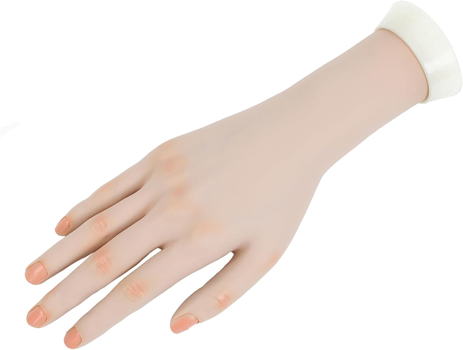 1 X Practice Nail Art Trainer Training Hand Tool Left Flexible Hand Model Flexible Display Hand Manicure Practice Prosthesis Hand for Nails