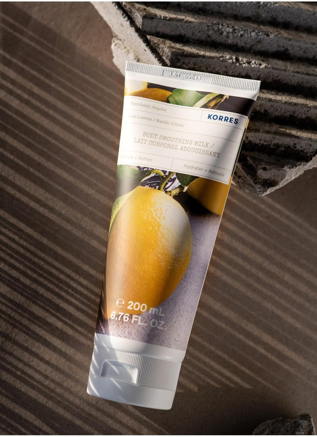 KORRES Basil Lemon Body Smoothing Milk