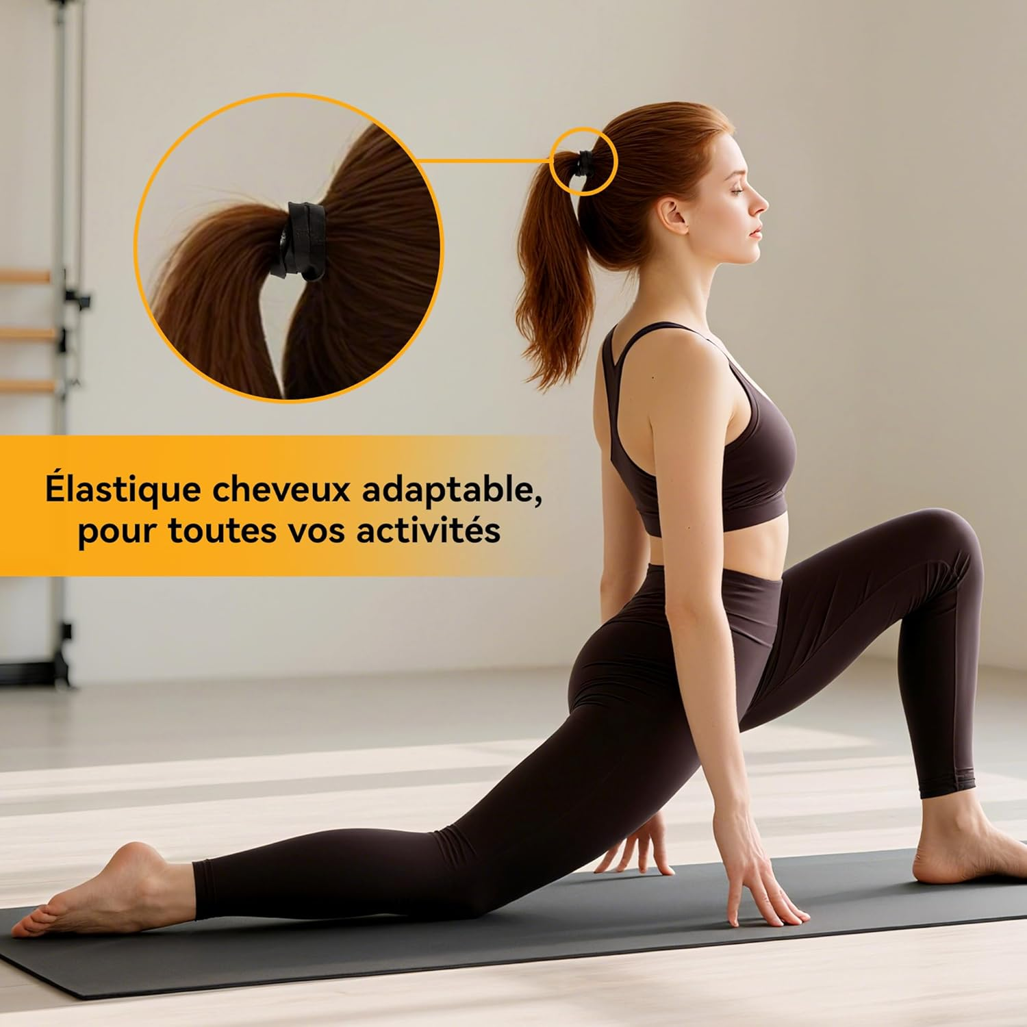 1000 Pieces Black Hair Ties Mini Hair Bands Small Hair Ties Hair Accessories for Women Girls for Braids and Hairstyles DIY image number 1