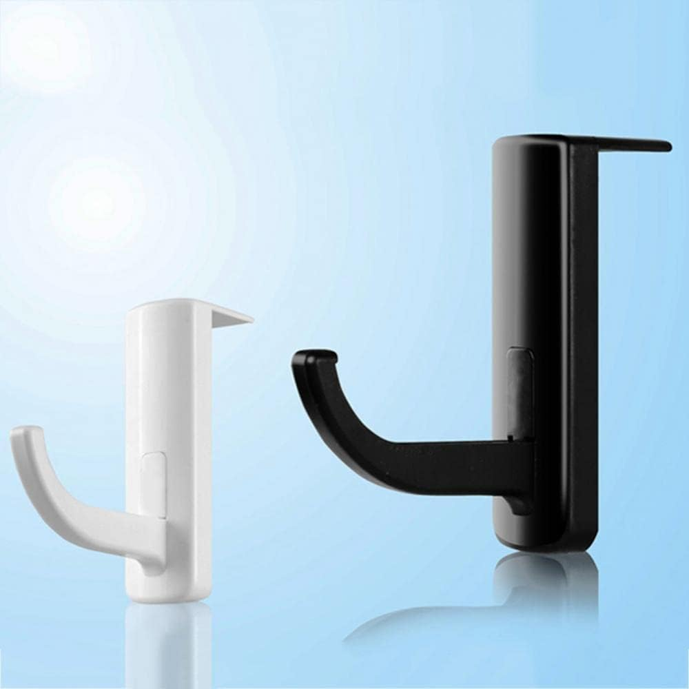 Weforu 2 Pack Headphone Desk Stand, Holder Hook Hanger for Earphone (Black) image number 5