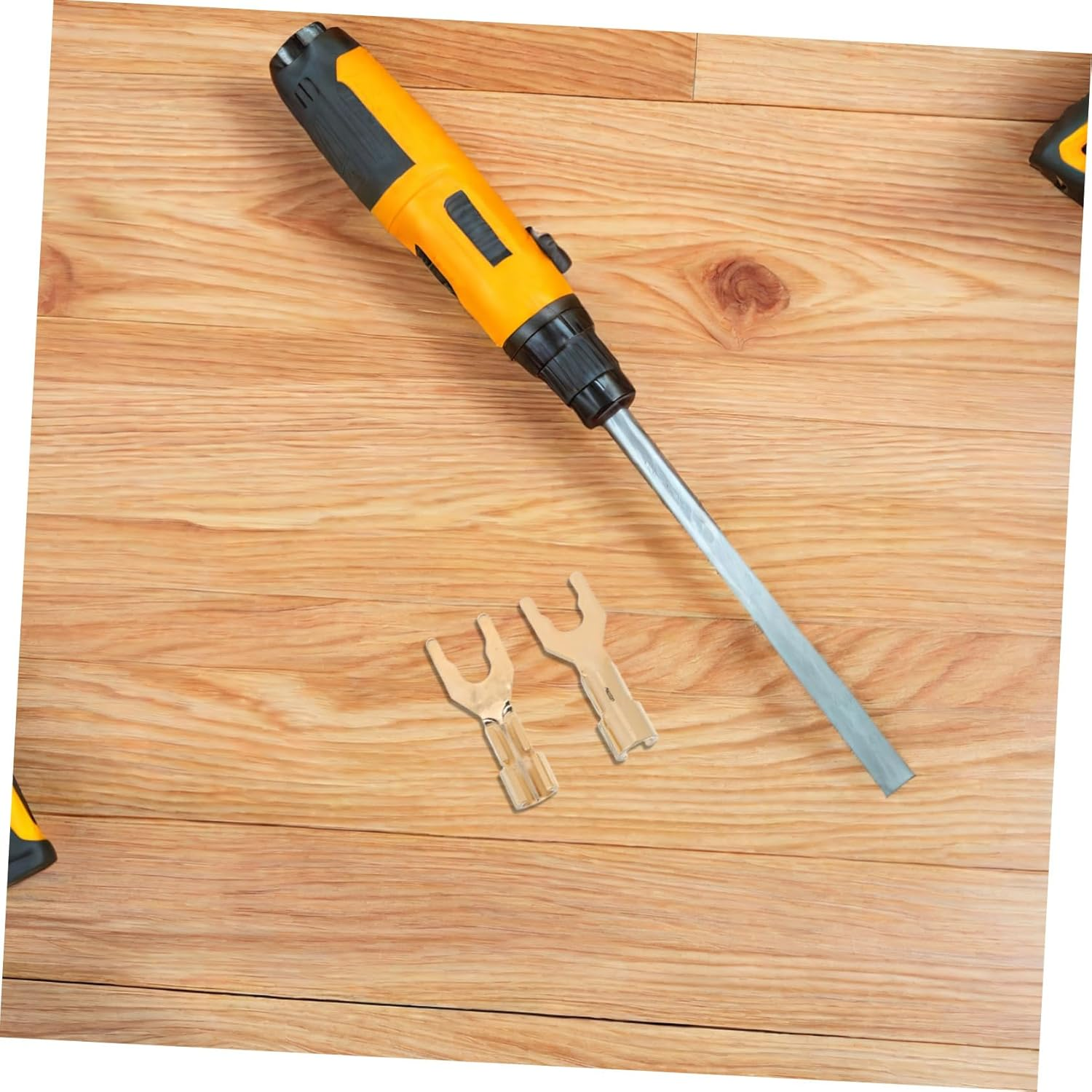 AKOOSY 2Pcs Plated Hifi Speaker Spade Connectors Y Spade Plugs for Banana Speaker Cable Stable Audio Wire Connectors for Home Theater Amplifiers Recording Studios image number 5