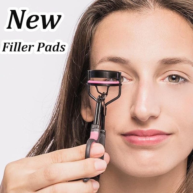 Ksngtixe 60 PCS Eyelash Curler Replacement Pads - Universal Silicone Soft Rubber Refills Compatible with Most Eyelash Curlers, Cosmetic Accessory image number 5