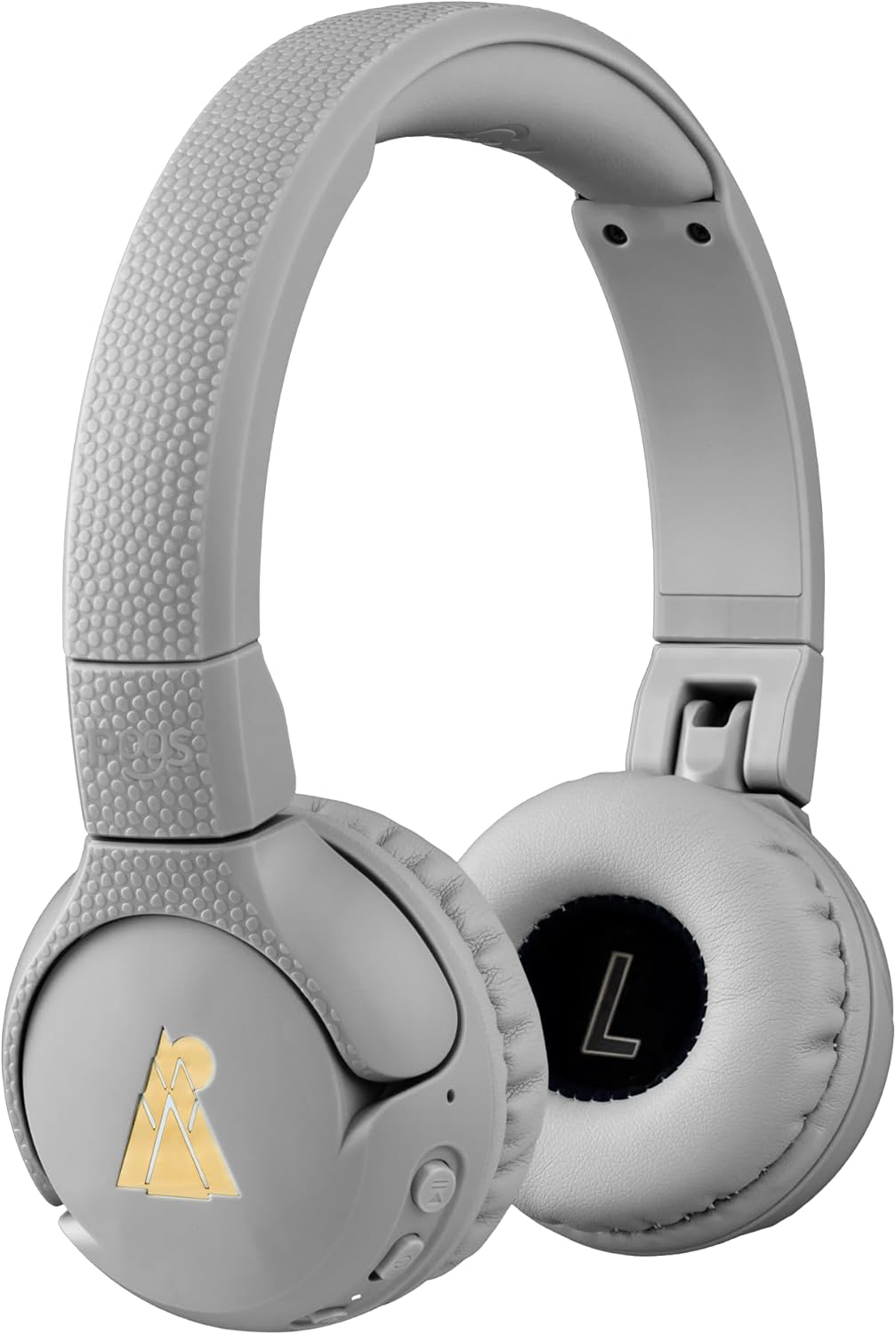 POGS Wireless Bluetooth Children'S Headphones | the Gecko 2 | Foldable Robust Children'S Headphones from 3 Years | Volume Limit 85 Db | Microphone | On-Ear | Wireless Music Sharing Function (Rblue)