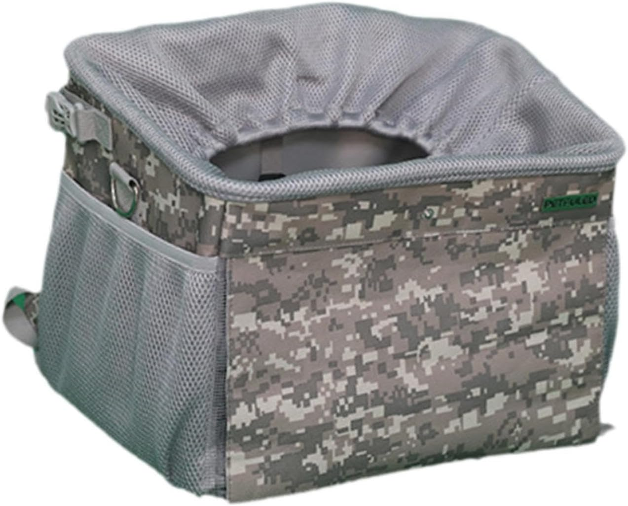 Perfk Dog Bike Basket Pet Carry Bag Pet Carrier Backpack Ventilated Foldable Detachable Soft Large Pet Bicycle Basket for Pet Dogs image number 2