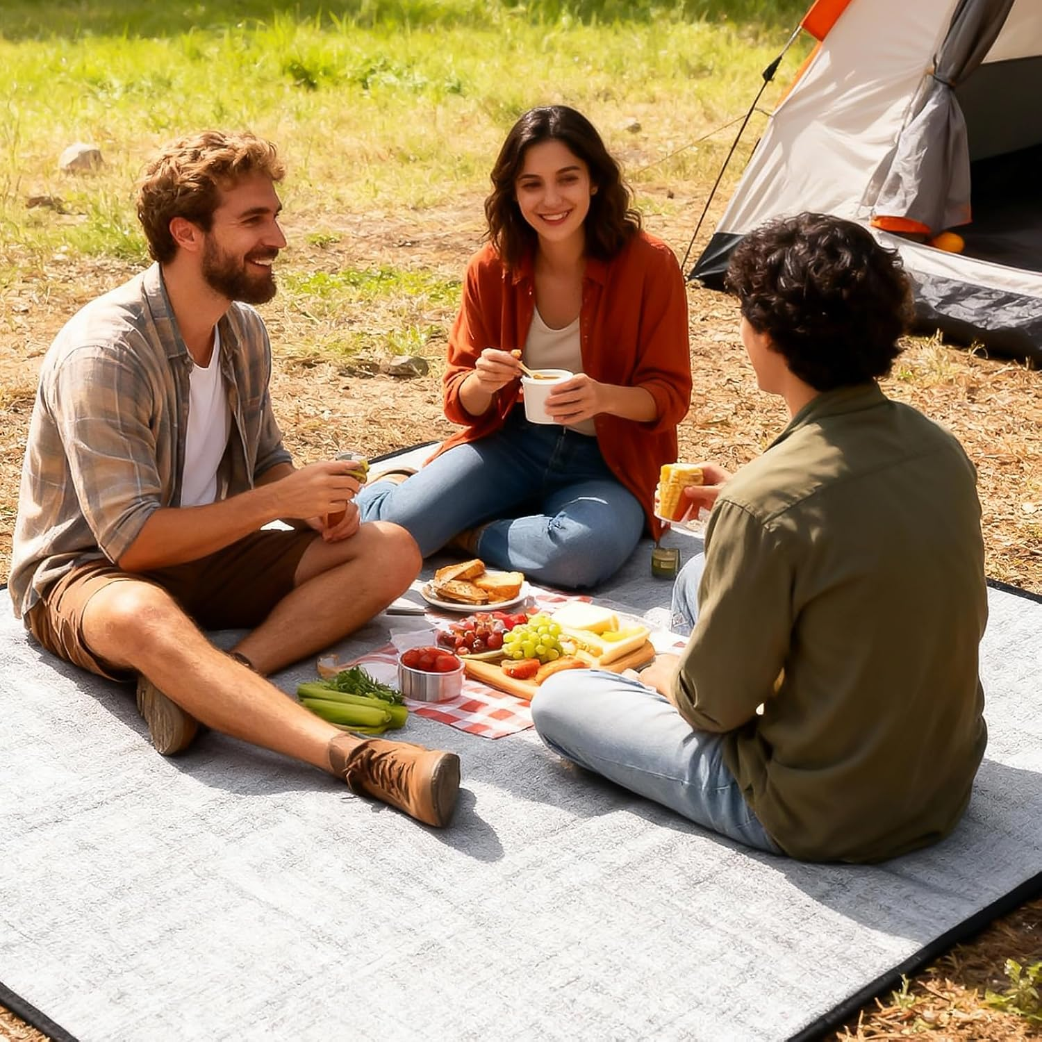 AFAIK Sleeping Mat, Foldable Camping Sleeping Mat Made of Aluminium Foil, Silver, 100 X 200 Cm, Ultralight
