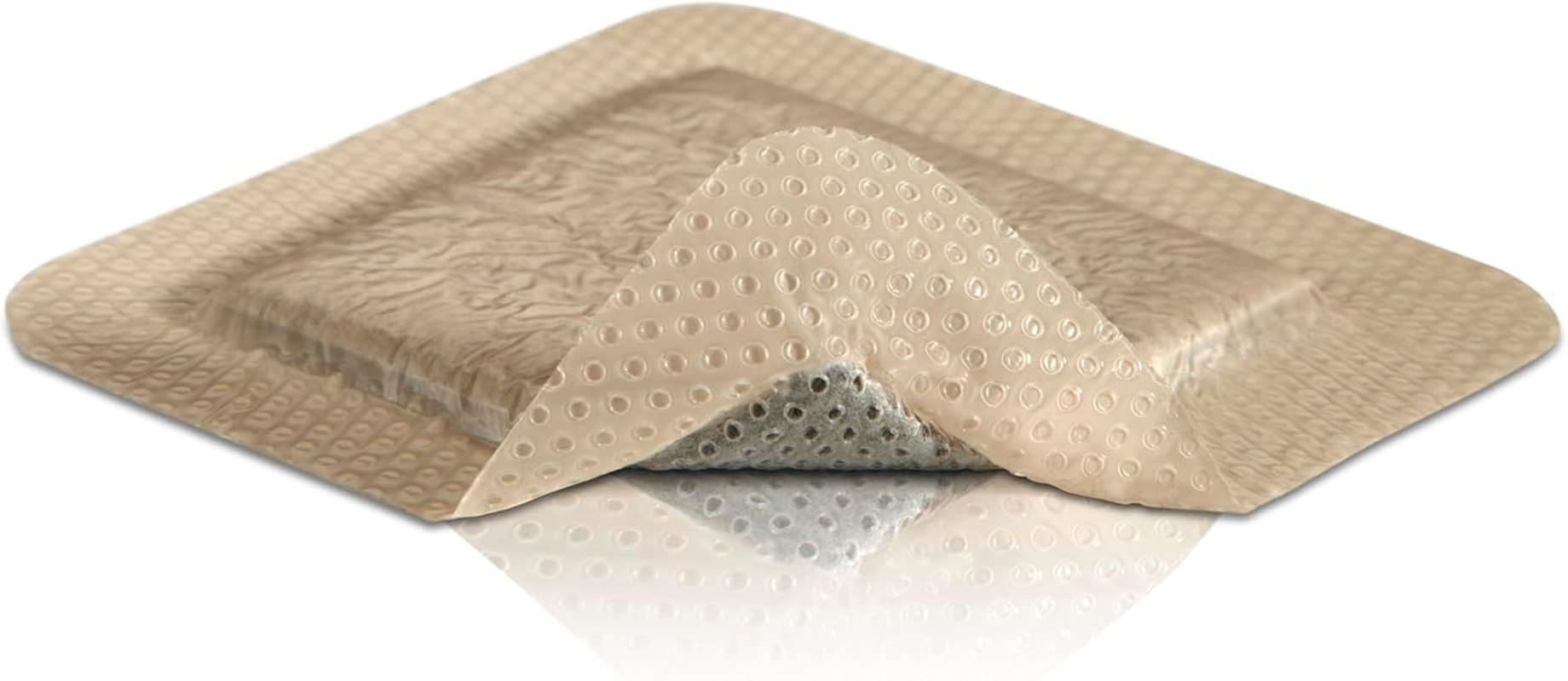 Mepilex Border Ag 10Cm X 10Cm Box of 5 | Antimicrobial Self-Adherent Soft Silicone Dressing with Border | Designed to Stay on for Several Days to Promote a Moist Wound Healing Environment image number 2