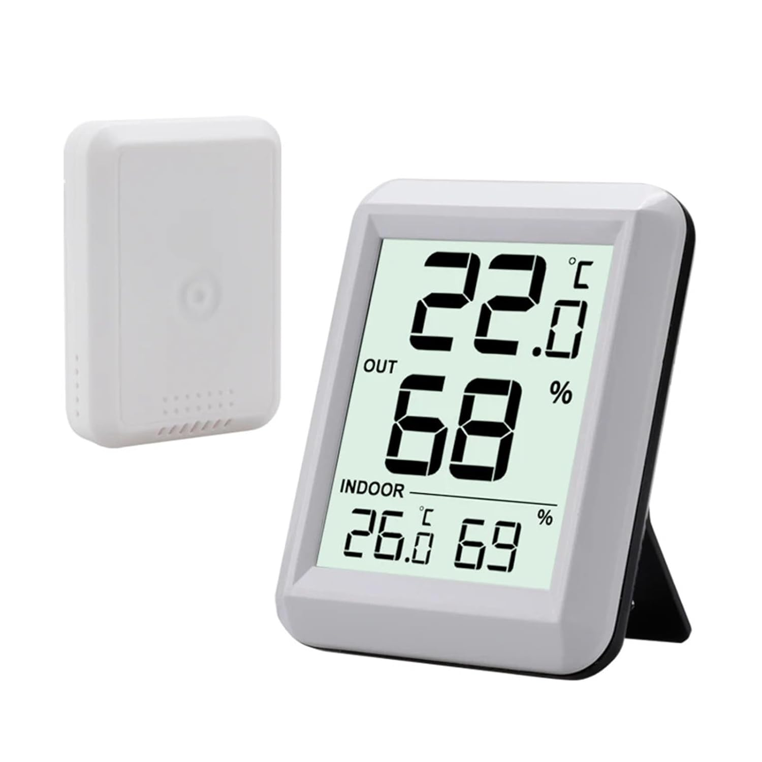 FT0423 Digital LCD Wireless Thermometer Hygrometer Transmitter Sesnor Home Temperature Humidity Monitor Meter Weather Station image number 4