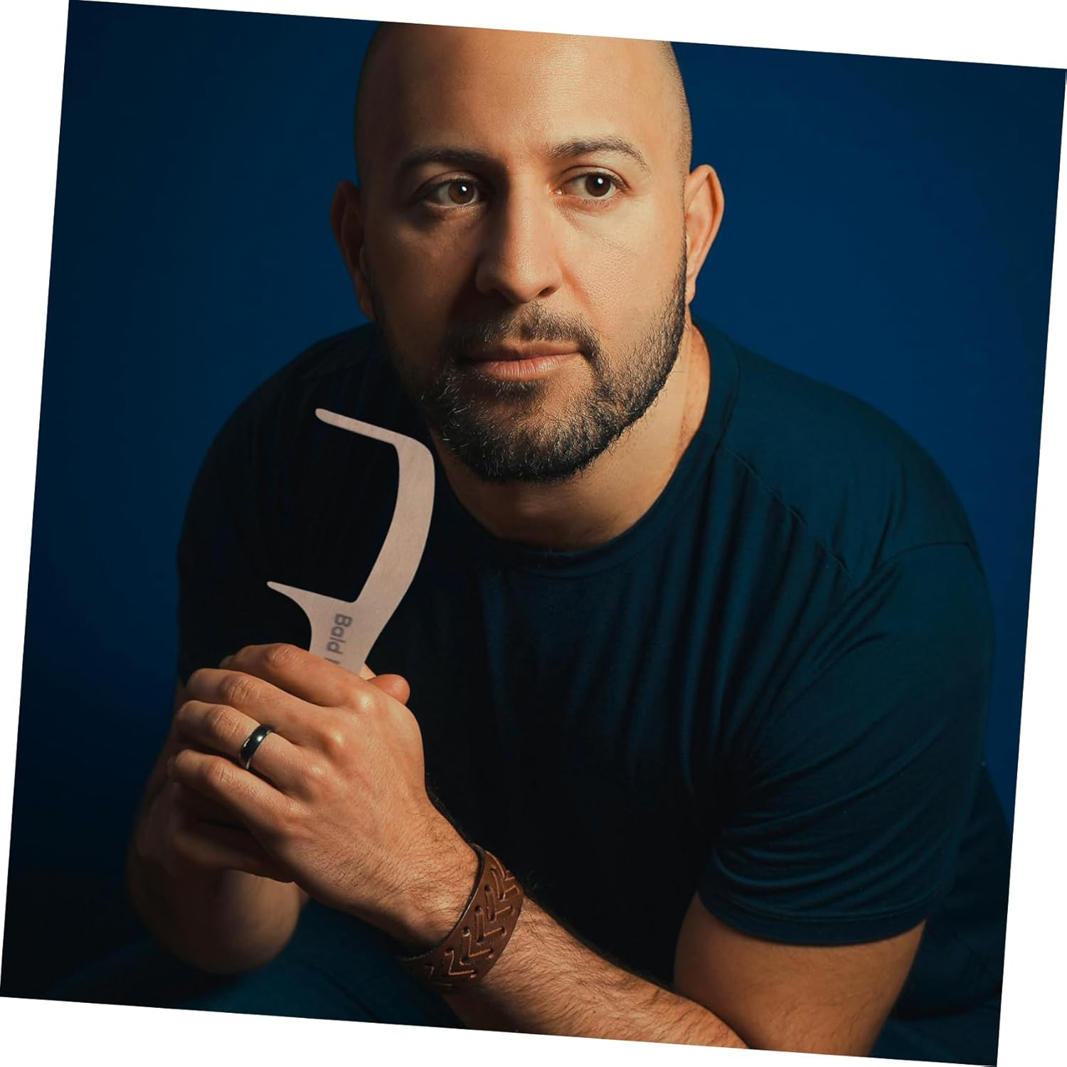 OSOLADY Funny for Unique Grooming Tool for Hair Loss No Teeth Brush Valentine Day for Men for Hair Types image number 6