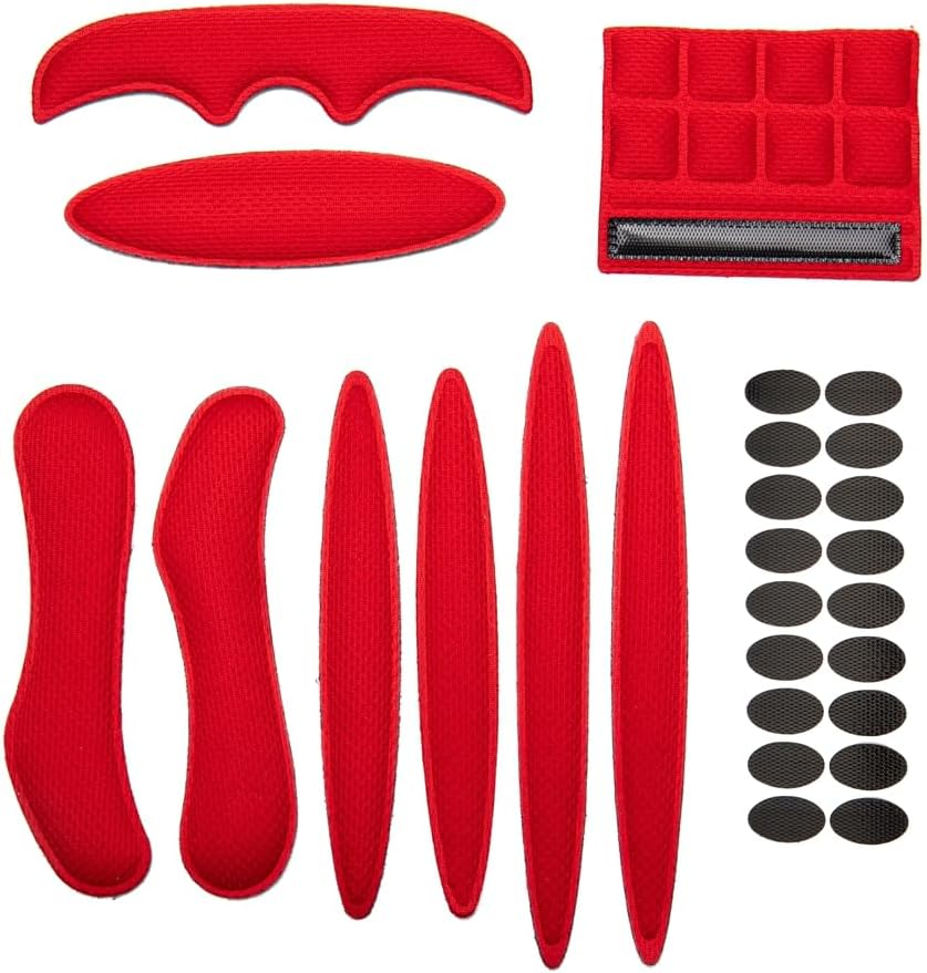 Helmet Padding Foam Kit 27PCS Bicycle Replacement Sealed Pads Universal Helmet Foam Pad Sets for Bike Motorcycle Cycling Riding Racing Sporting Outdoors