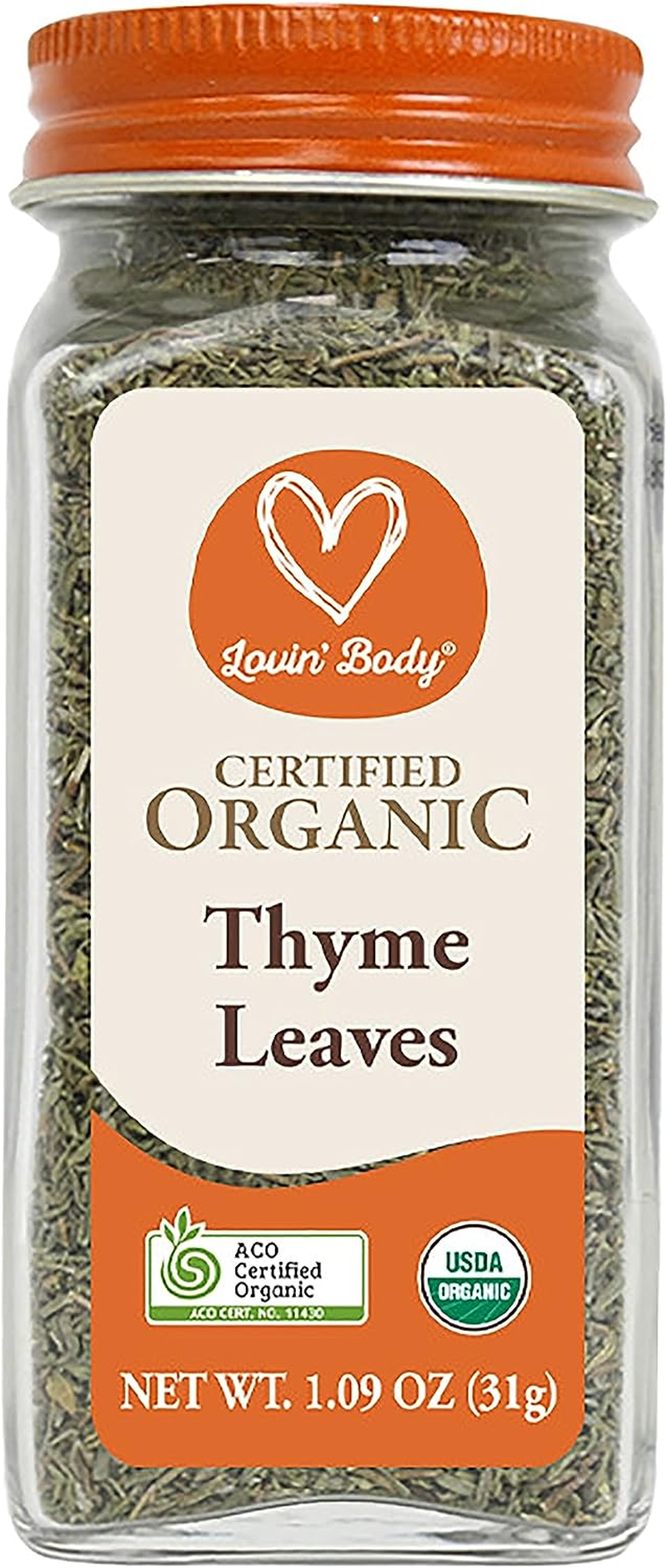 Lovin' Body Organic Thyme Leaves 31G image number 1