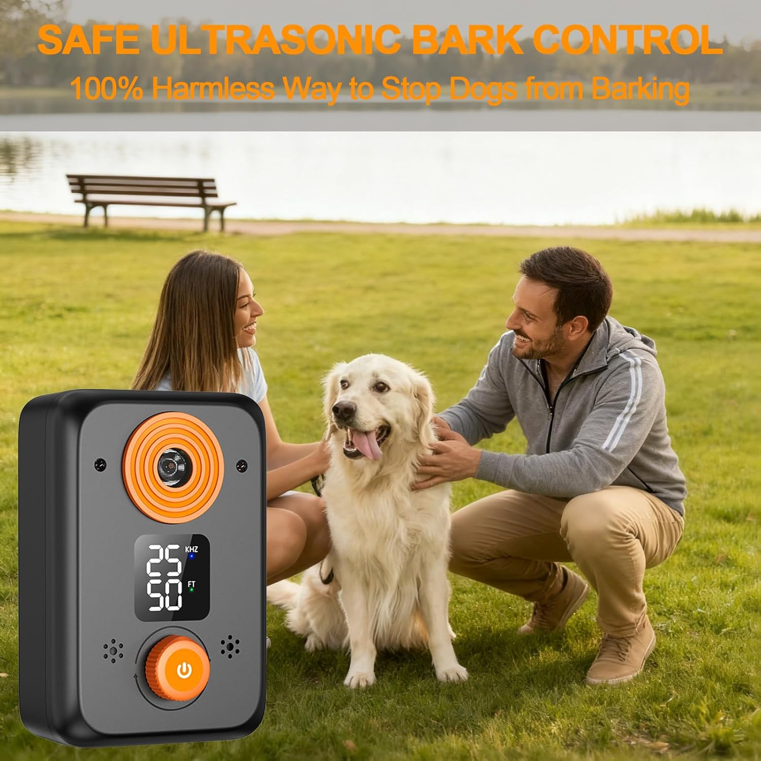 Anti Barking Devices, Ultrasonic Dog Bark Deterrent Devices, Dog Barking Deterrent Devices, Dog Barking Stopper, anti Barking Device for Dogs Long Range 50Ft Bark Box Indoor Outdoor for Dogs Training image number 4