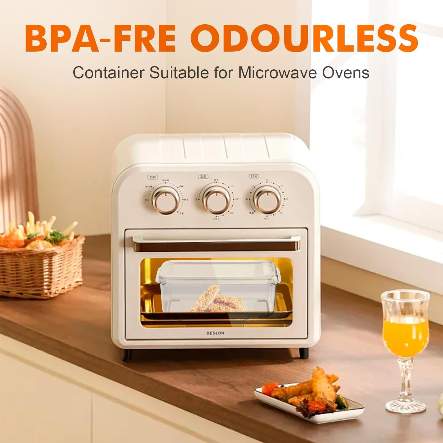 Ibergrif M524-7 Vegetable Chopper Multifunctional No BPA, Vegetable Cutter Dishwasher Safe, 7 in 1 Vegetable Chopper, Dice Cutter for Vegetables and Fruits image number 2