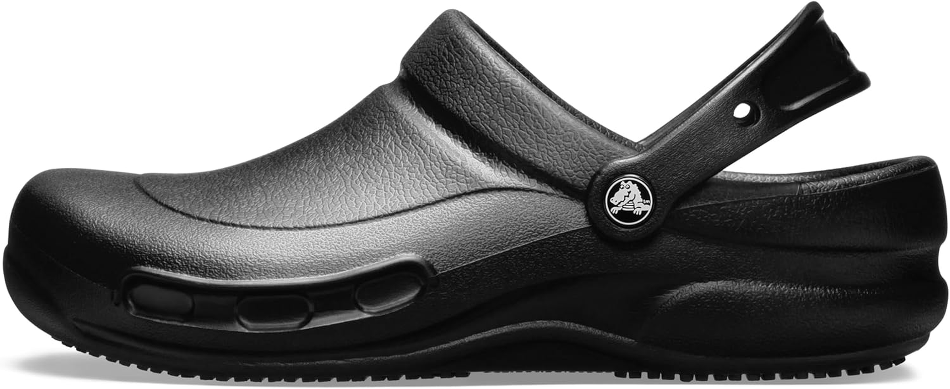 Crocs Unisex Adult Bistro Clog, Black, US M13W15 image number 4