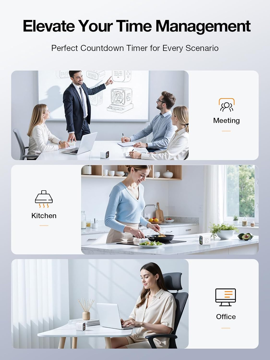 Ticktime Timer TK3 Series (White) image number 4