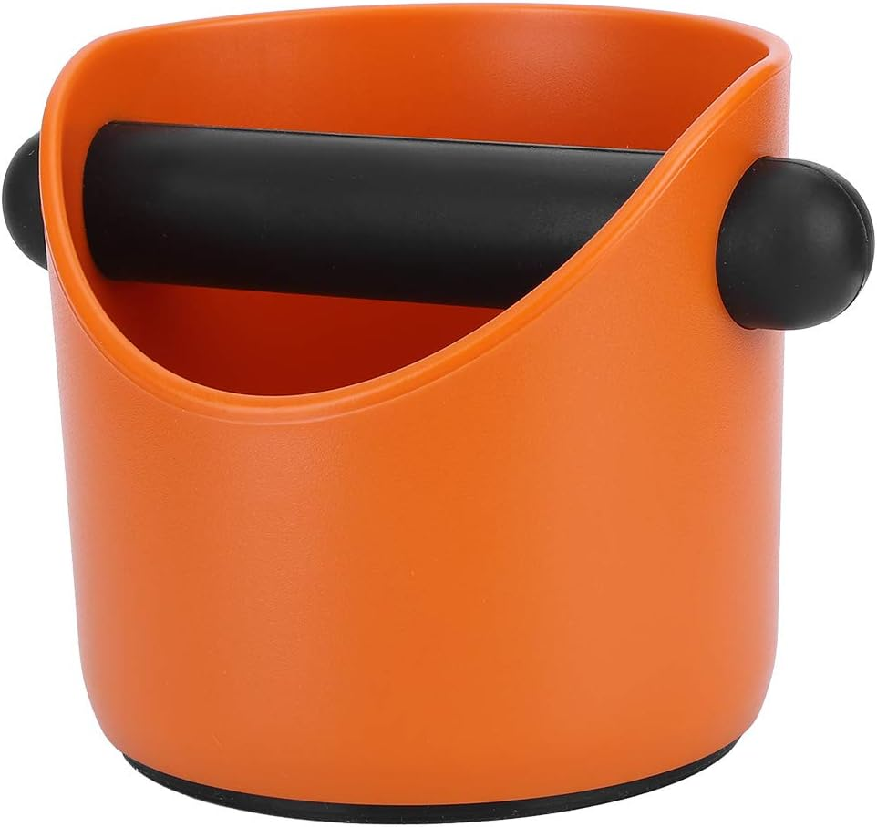Coffee Grind Knock Box Coffee Knock Box, Mini Durable Espresso Knock Box, for Bar Milk Tea Shop(Orange) image number 2