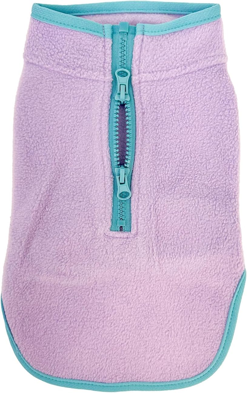 Huskimo Dog Coat Chill Mauve, Purple 33Cm &ndash; Soft Microfleece Dog Jacket with Subzero Temperature Control Fabric, Dual Zip & Velcro Adjustments, Machine Washable image number 2