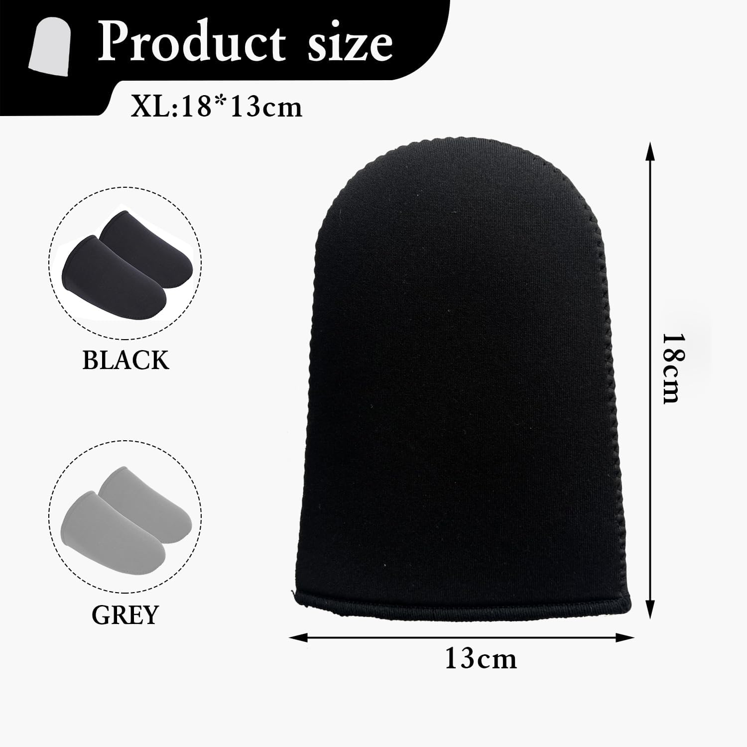 Toe Warmers 2 Pairs, Portable Toe Warmers, Reusable Foot Warmers, Neoprene Thermal Toe Warmers, Thermal Foot Warmers for Biking, Running, Hiking image number 6