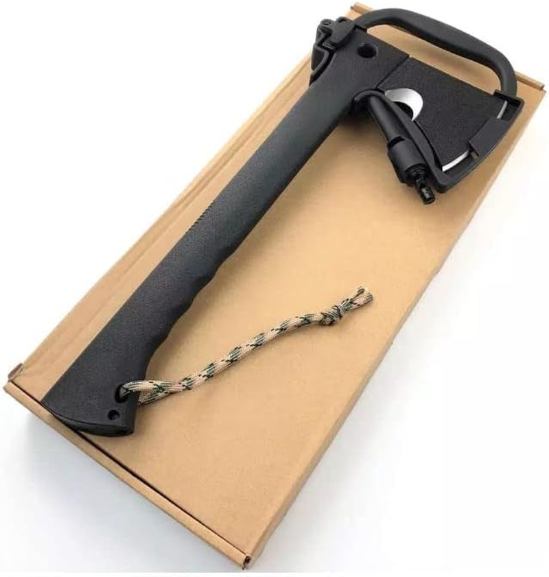 Camping Axe Survial Axe with Multitool and Durable Materials, Sharp Blade, Non-Slip Handle, Fire-Starter, Hammer Design, Rope-Cutter, Emergency Whistle, a Heavy Duty Axe for Your Next Trip image number 2