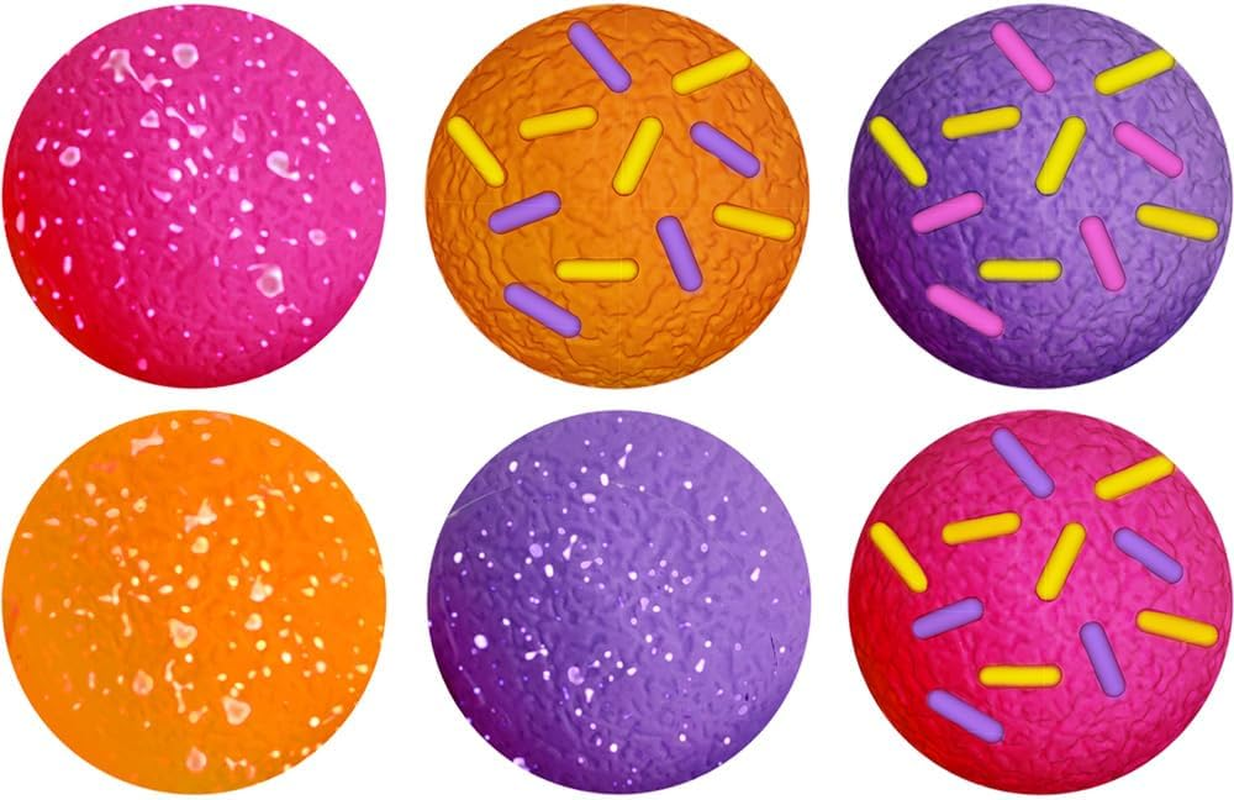 Needoh Dohnut Holes - Squishy Doh-Filled Stress Relief Toys, 6 Assorted Designs with Toppings, Sensory Fun for Kids & Adults image number 2