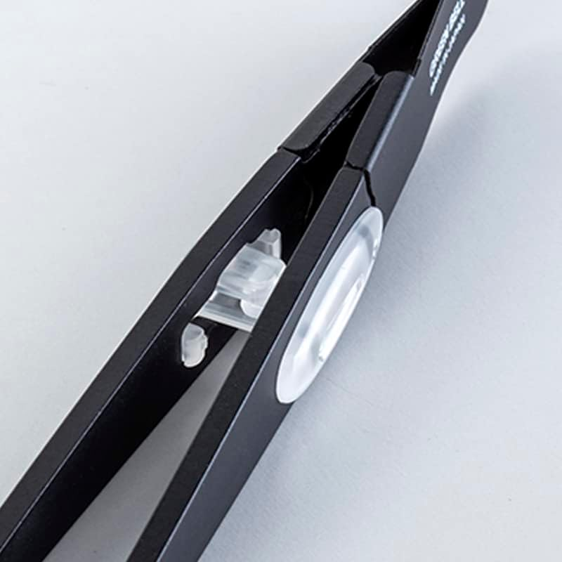 Green Bell Takumi Skills Green Bell Amazing Tweezers That Will Not Slip off with round Ends, Black