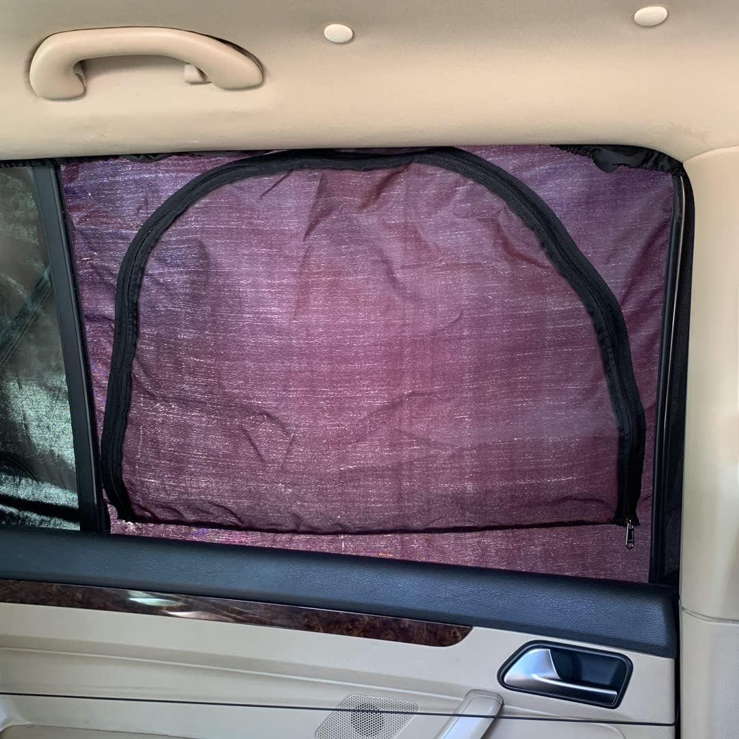 SUV Camping Ventilation Screen Sleep in Car Fresh Air Flow in Keep Bugs and Insects Out image number 4
