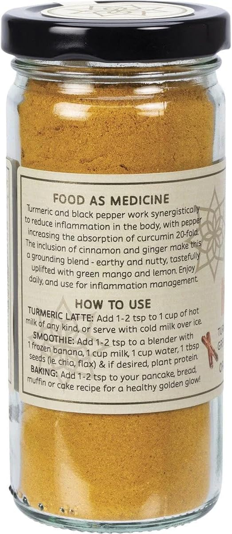Mindful Foods Yellow anti Inflammation Stardust and Nutrient Powders Jar 120 G image number 1