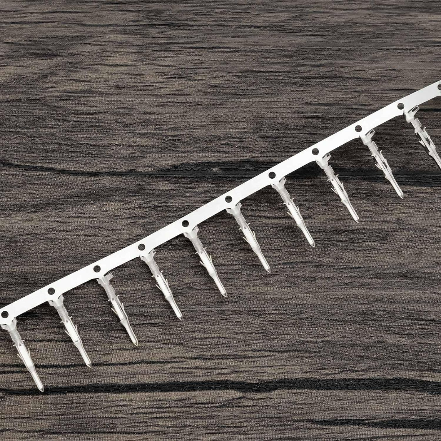 Emagtech 100Pcs 5559 4.2Mm Crimp Terminals Crimp Connector W2W Wire-To-Wire Crimp Connectors 39000040 Compatible with Molex Mini Compatible with Jr. Style image number 2