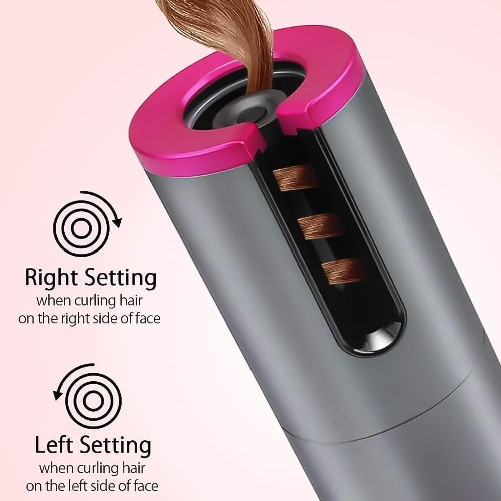 SODCAW Portable Usb Lazy Curly Hair Wireless Charging Curling Iron image number 2
