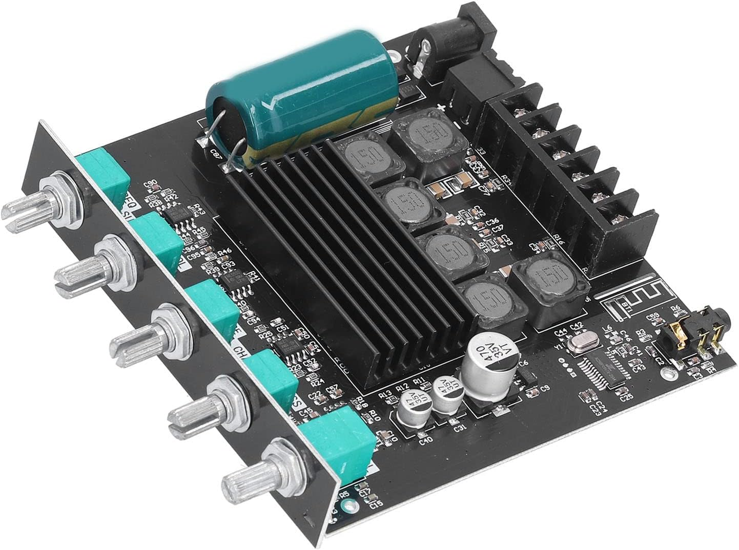 TIKATARER 2.1Channel Stereo Audio Amplifier Board with High Efficiency for DIY Home Speakers Subwoofer Power Amplifier Module for Shop Solicitation, Home Theater Pcbspeaker20-100W, 4-8&Omega; image number 4