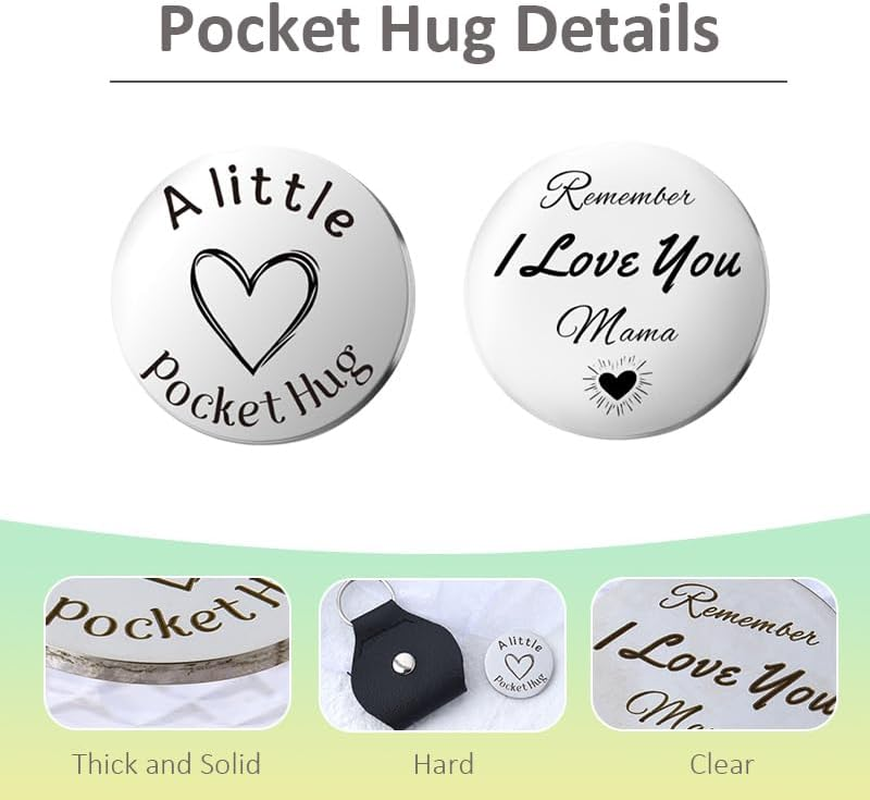 Aunt Mom Grandma Mothers Day Gifts for Women Wife Dad Grandpa Uncle Fathers Day Presents for Men Husband Pocket Token image number 3
