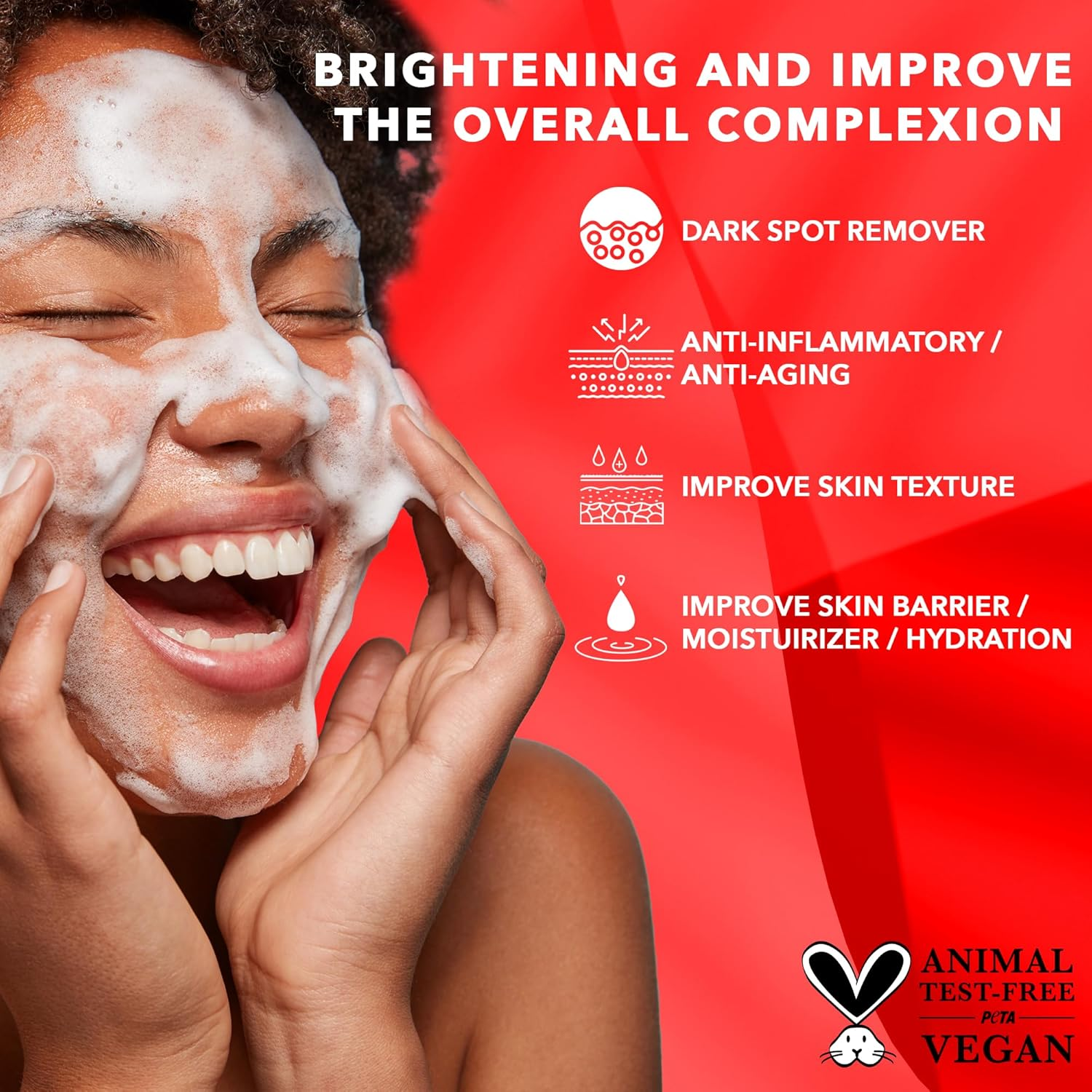 Koji White 4% Kojic Acid Dark Spot Corrector Soap for Exfoliating & Moisturizes with Vitamin C, Licorice Root Extract, Hydrating & Even Skin Tone Cleansing Bar for Face & Body, Vegan, 3.52 Oz (2 Bars) image number 6