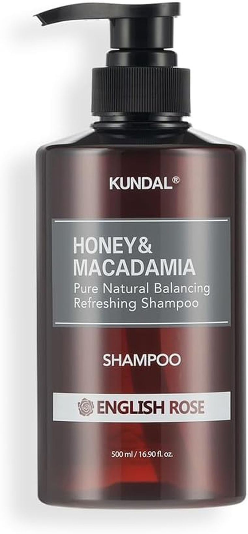 KUNDAL Honey & Macadamia Natural Shampoo[English Rose] 500Ml (Pack of 1) image number 3