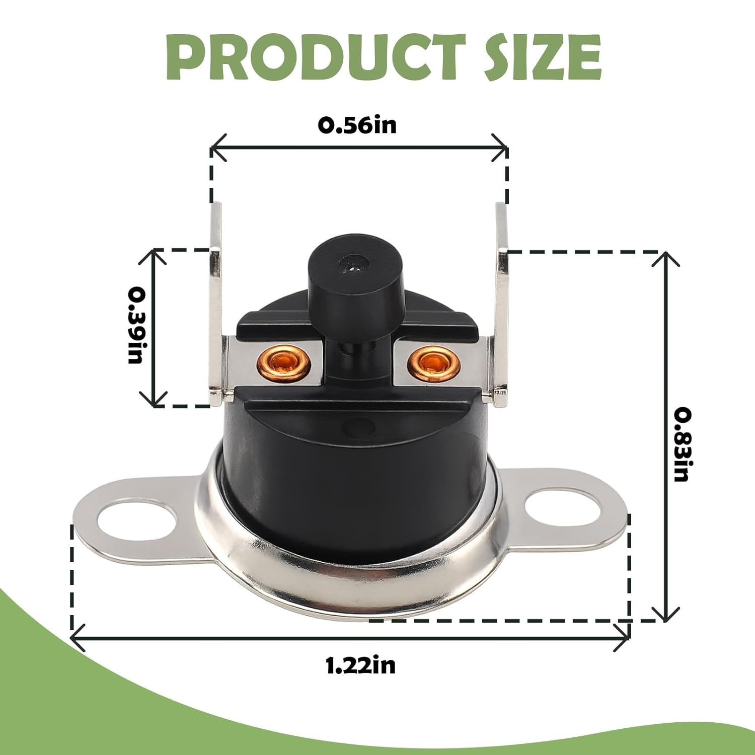 3850870019 Manual Reset Thermostat Thermal Fuse Compatible with Dometic RV Refrigerators Replace 958530285 image number 2