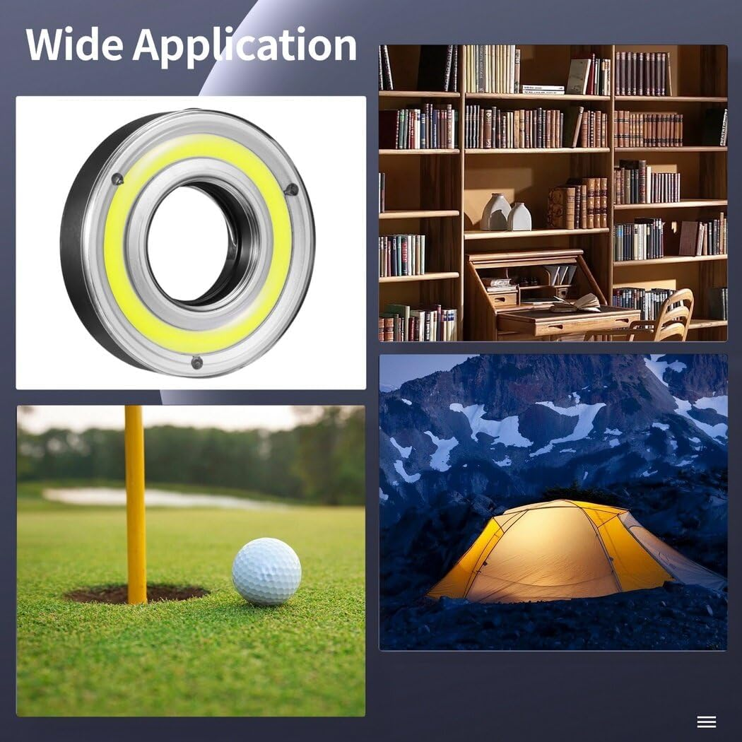 LED Glowing Golf Hole Lights 6 Pcs image number 4