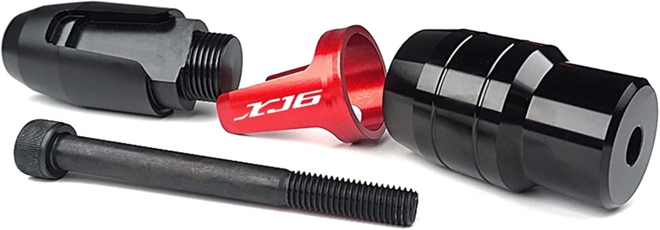 Motorbike Frame Sliders for YAMAHA XJ6 XJ-6 DIVERSION Motorcycle Accessories CNC Frame Crash Pads Exhaust Sliders Crash Protector with Logo (Color : Gray, Size : 1 Piece) image number 1