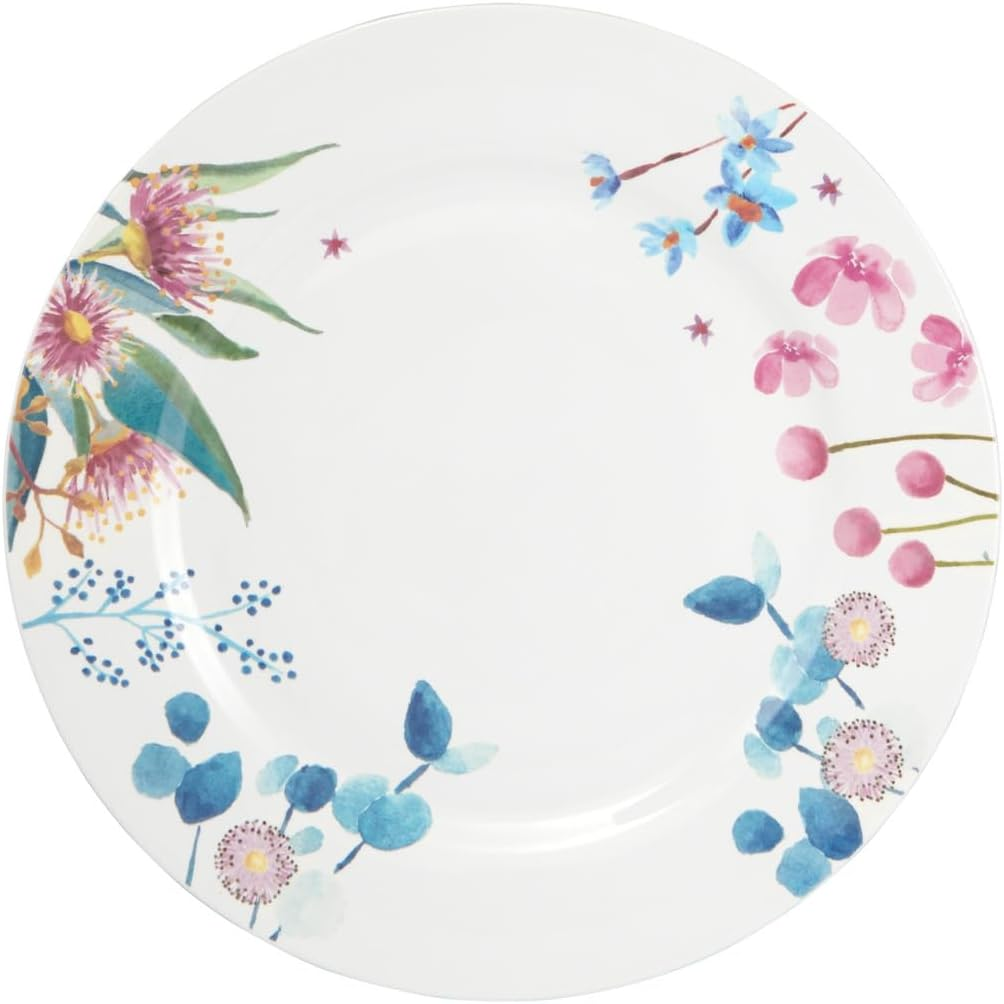Maxwell & Williams Royal Botanic Gardens Eucalyptus Bloom Rim Dinner Set 12Pc Gift Boxed image number 1