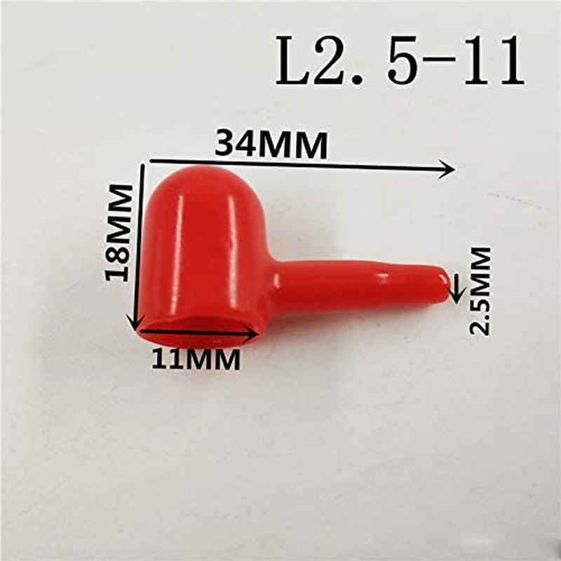 ANLEMIN Car Battery Cover- Automotive Replacement Battery Terminals Ends - Flexible Battery Terminal Boots Insulator Covers - 20PCS image number 5