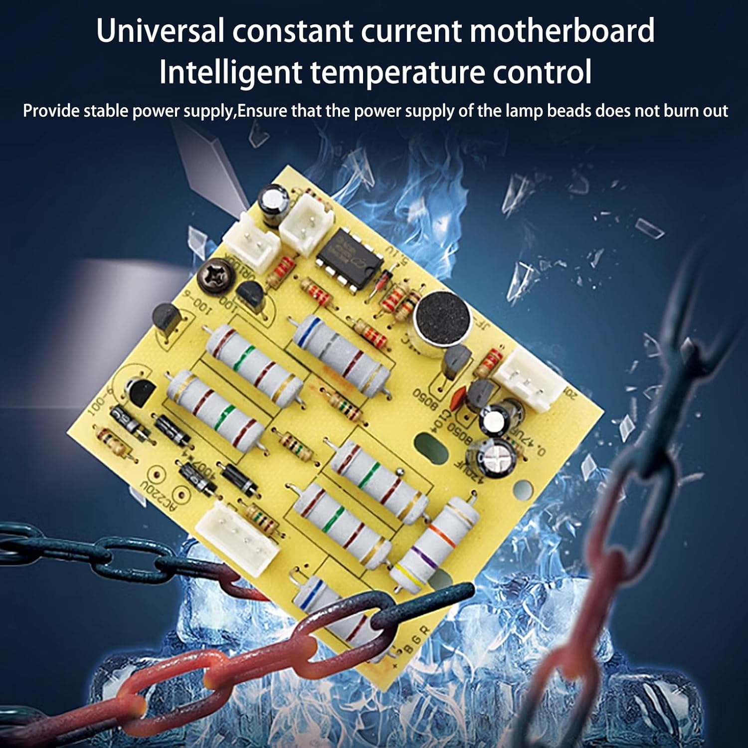 Led Strobe Light,270Pcs White Led Flashing Light,Flashbulb,Stroboflash,Stroboscopic,Black Body, Use for Disco, Ballroom, KTV, Bar,Club, Party, Wedding image number 5