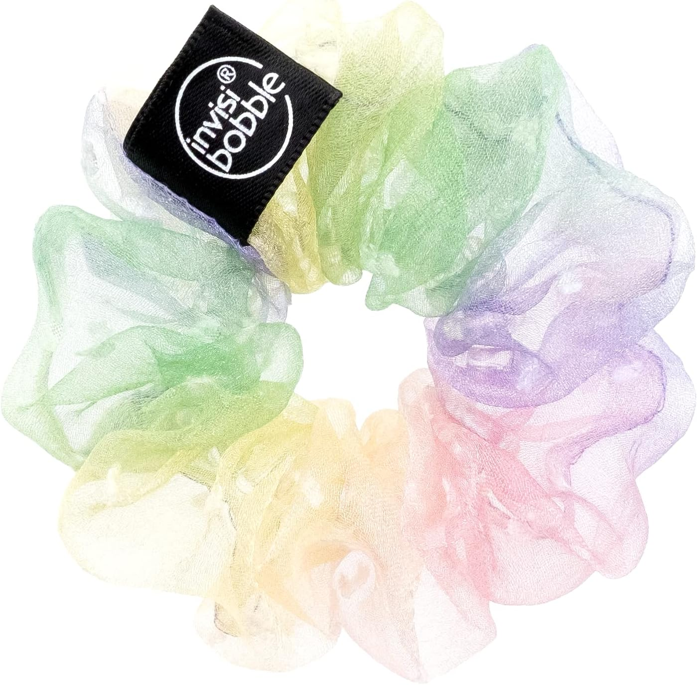 Invisibobble Hair Scrunchies Set Retro Dreamin Scrunchie Pastel I 3 X Hair Bobbles Pink and Colourful for Girls and Women I Scrunchies Pink I Designed in the Heart of Munich image number 1