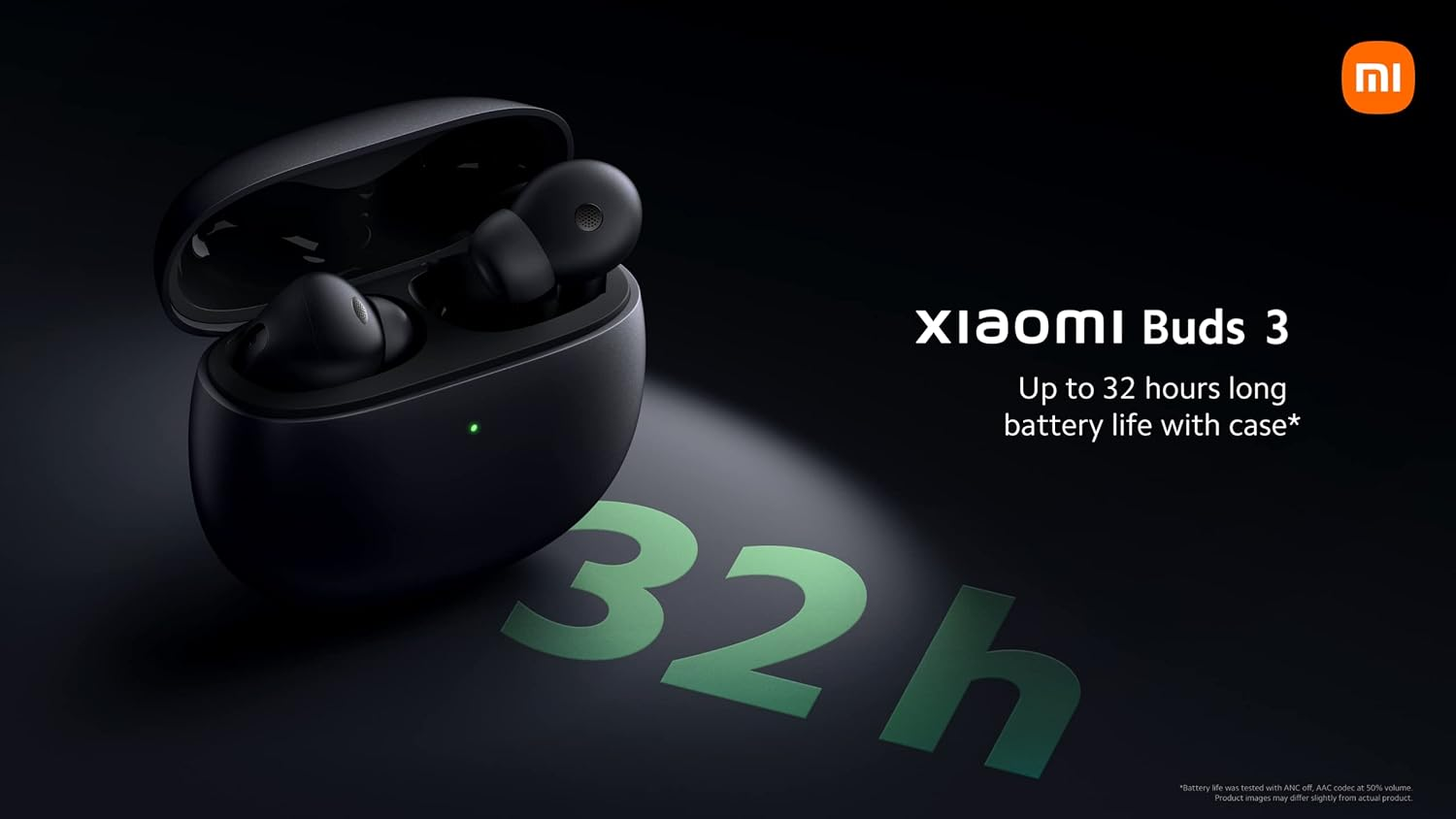 Xiaomi Buds 3 (Gloss White) + USB-C Cable 1 Metre Wireless Bluetooth 5.2 Headphones with USB-C Cable 1 Metre Wireless Headphones Lightweight up to 32 Hours Life Noise Cancelling White image number 2