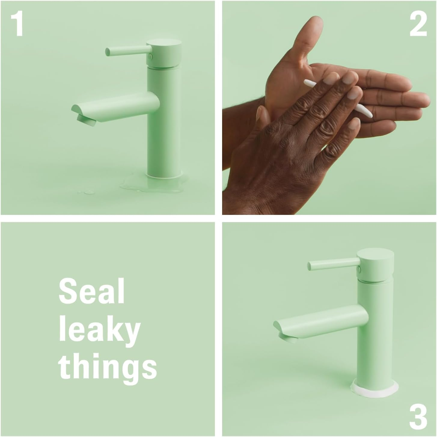 Tesa Sugru Super Glue - Waterproof Wood Glue for Home Improvement & Crafts - Use as a Poster Putty or Silicone Adhesive for Repairing & Bonding - 8 Pack - Black & White (3.5G/Ea) image number 4