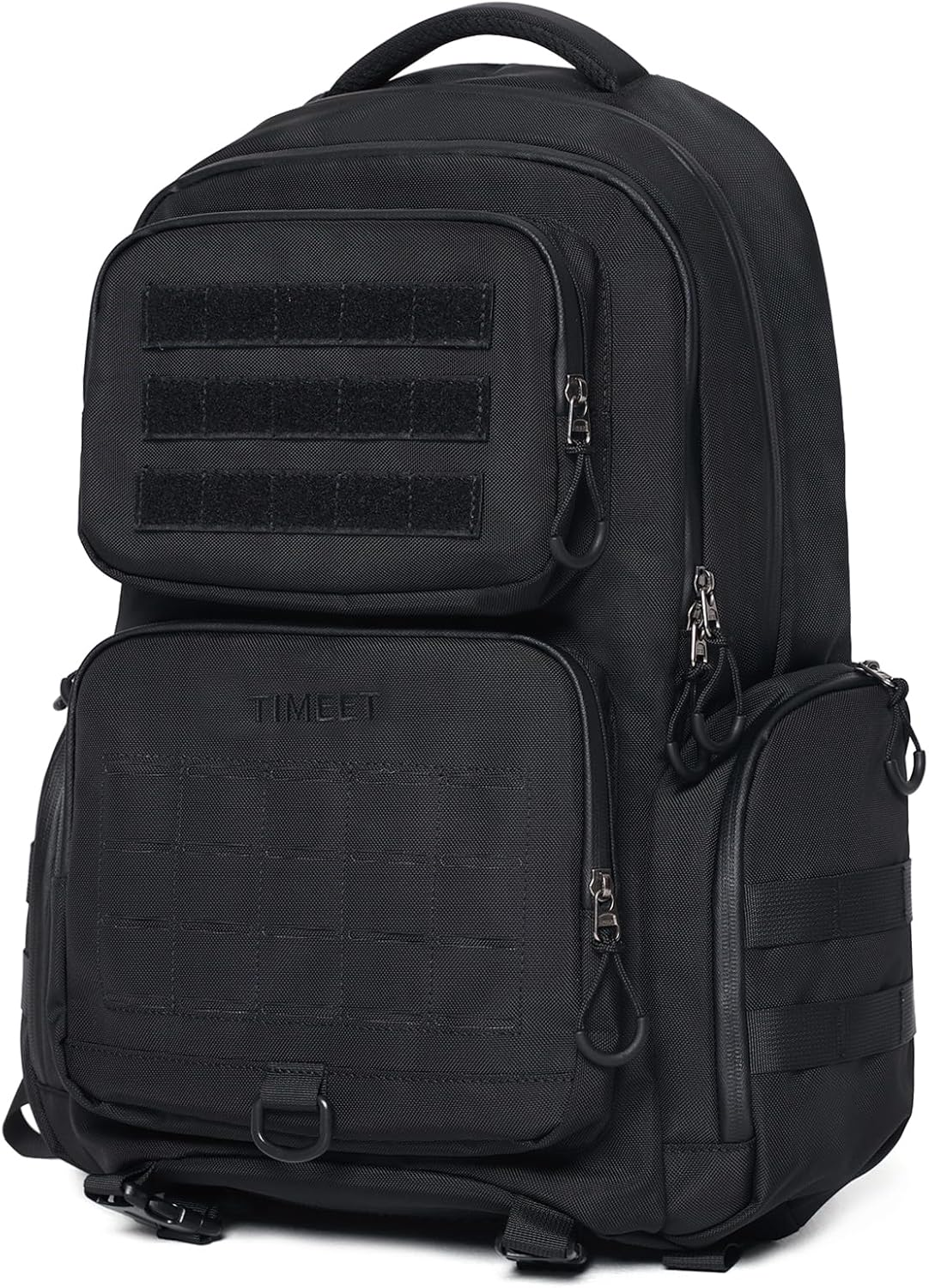 TIMEET Tactical Backpack Hiking Backpack: Laser-Cut Molle System 45L Military Backpack - Large Capacity Survival Tactical Gear - Water-Resistant Tactical Bag 3 Day Assault Pack