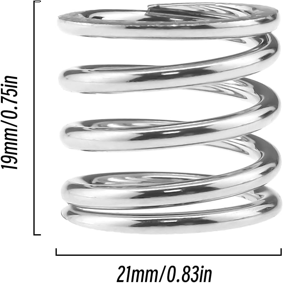 Emagtech 2PCS Compression Spring 231352-0 Compatible with Makita DUR181 DUR181Z DUR141Z DUR140 DUR141 DUR180Z Trimmer Head Spring 19Mm Height 21Mm Width image number 6