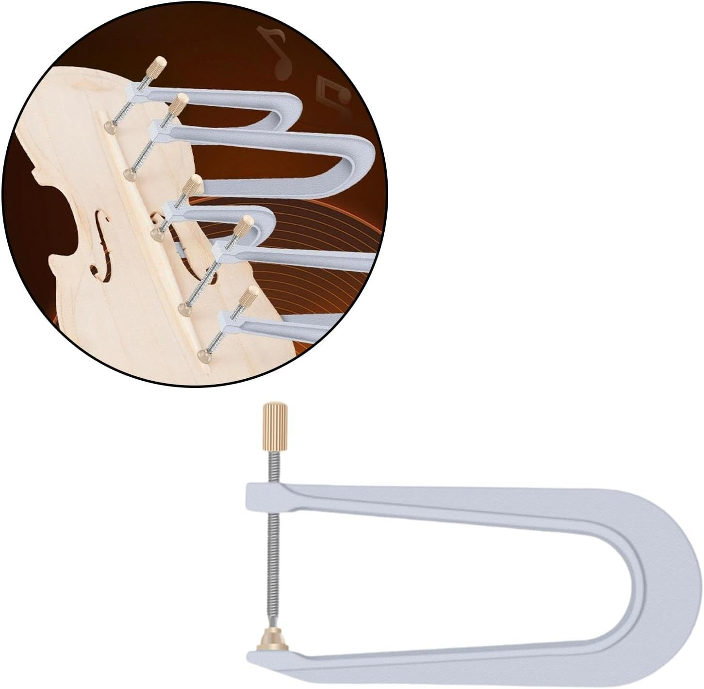 Rockible Instrument Beam Clamp Tool for DIY Luthier Projects, 200Mm image number 4