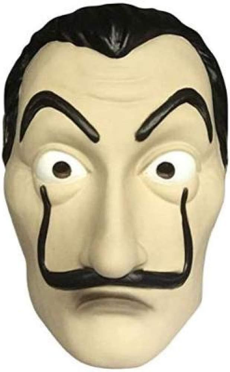 Boolavard Money Heist Mask Dali Mask - Unisex Costume Mask Salvador Dali Cosplay image number 2