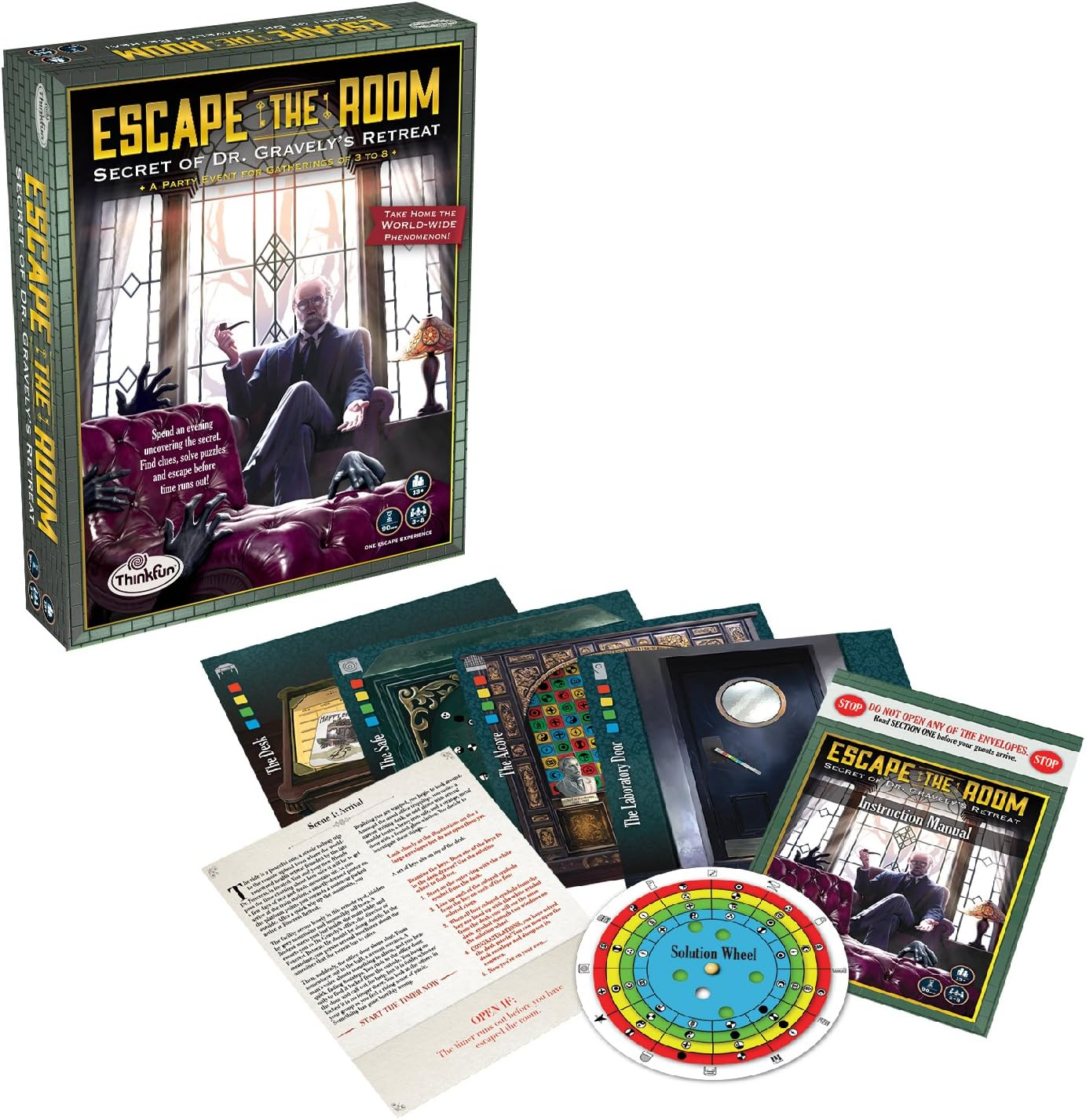 Thinkfun Escape the Room: Dr Gravelys Retreat image number 1